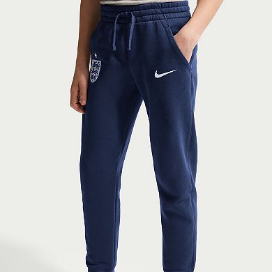Youth Nike Navy England National Team Club Fleece Joggers
