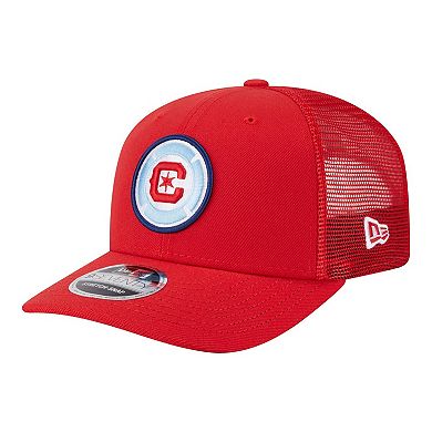 Men's New Era Red Chicago Fire Jersey Hook 9SEVENTY Adjustable Hat