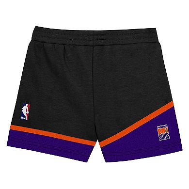 Toddler Mitchell & Ness Steve Nash Black Phoenix Suns 2-Piece Play by Place T-Shirt & Shorts Set