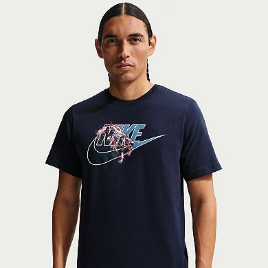 Men's Nike Navy England National Team Futura T-Shirt