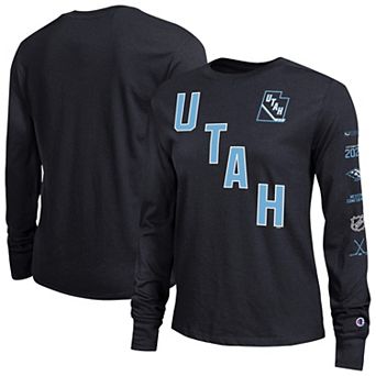 Women's Champion Black Utah Mammoth 2-Hit Long Sleeve T-Shirt