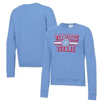Women's Champion Light Blue Tennessee Titans Powerblend Fleece Sweatshirt