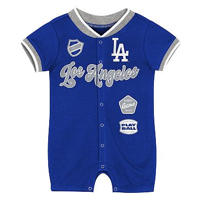 Newborn Outerstuff Royal Los Angeles Dodgers Pinch Coverall