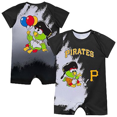 Newborn Outerstuff Black Pittsburgh Pirates Baby Mascot Bodysuit