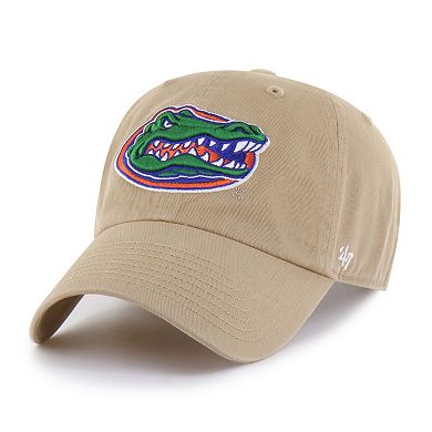 Men's '47 Khaki Florida Gators Vault Clean Up Adjustable Hat