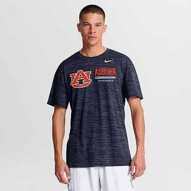 Men's Nike Navy Auburn Tigers Sideline Velocity Dri-FIT T-Shirt