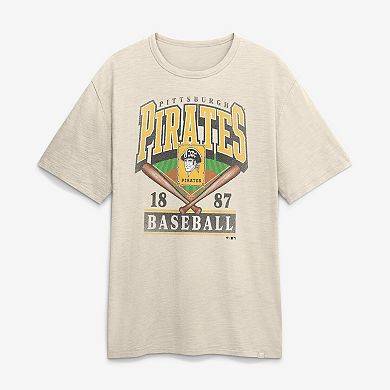 Men's Fanatics Tan Pittsburgh Pirates Stadium Slub T-Shirt