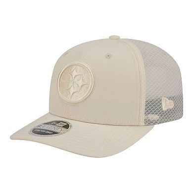 Men's New Era Cream Pittsburgh Steelers Color Pack 9SEVENTY Adjustable Hat