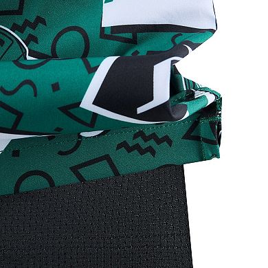 Men's Chubbies Green New York Jets Game Day Fit Classic Lined Swim Trunks