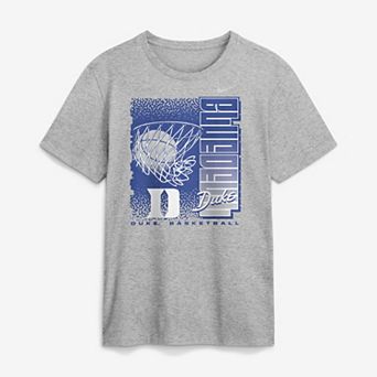 Men's Nike Heather Gray Duke Blue Devils Basketball Refresh T-Shirt