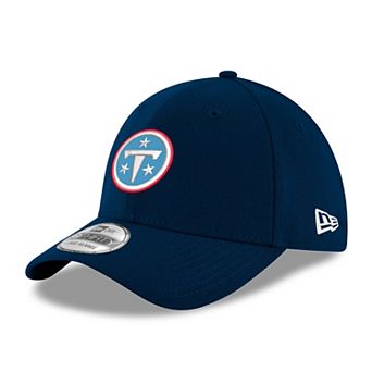 Men's New Era Navy Tennessee Titans Core Team 39THIRTY Flex Hat