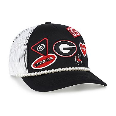 Men's '47 Black/White Georgia Bulldogs Rally On Hitch Adjustable Hat