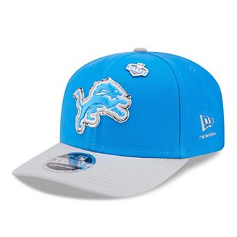 Men's New Era Blue/Silver Detroit Lions 2026 NFL Draft 9SEVENTY Adjustable Hat