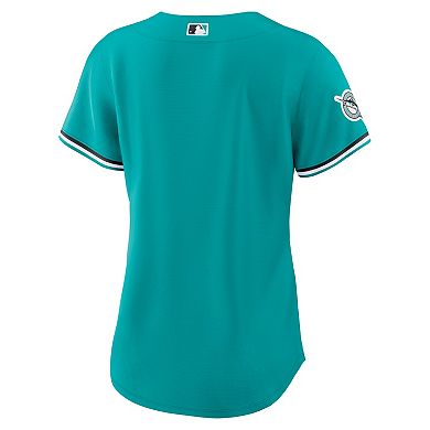 Women's Nike Teal Miami Marlins Alternate Stadium Jersey