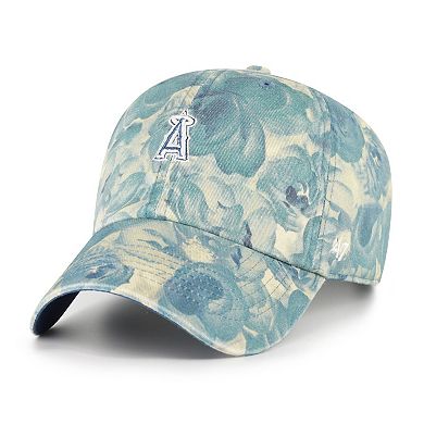Women's '47 Blue Los Angeles Angels Gardenia Clean Up Adjustable Hat