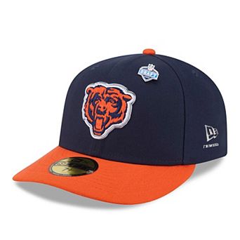 Men's New Era Navy/Orange Chicago Bears 2026 NFL Draft Pre-Curved 59FIFTY Fitted Hat