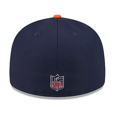 Men's New Era Navy/Orange Chicago Bears 2026 NFL Draft Pre-Curved 59FIFTY Fitted Hat