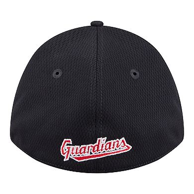Men's New Era Navy Cleveland Guardians Dash 39THIRTY Flex Hat