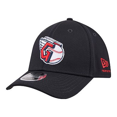 Men's New Era Navy Cleveland Guardians Dash 39THIRTY Flex Hat