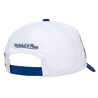Unisex Mitchell & Ness White/Royal Chicago Cubs XL Script Pro Crown Adjustable Hat