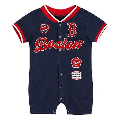 Infant Outerstuff Navy Boston Red Sox Pinch Coverall