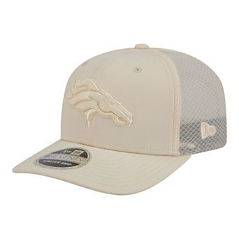 Men's New Era Cream Denver Broncos Color Pack 9SEVENTY Adjustable Hat