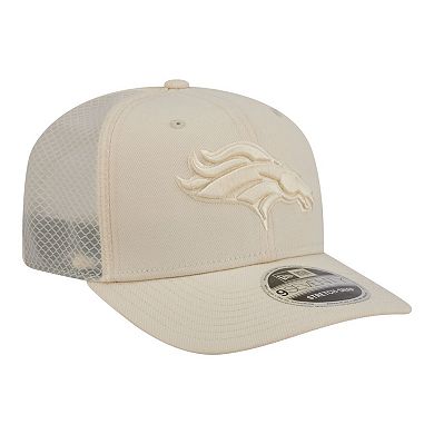 Men's New Era Cream Denver Broncos Color Pack 9SEVENTY Adjustable Hat