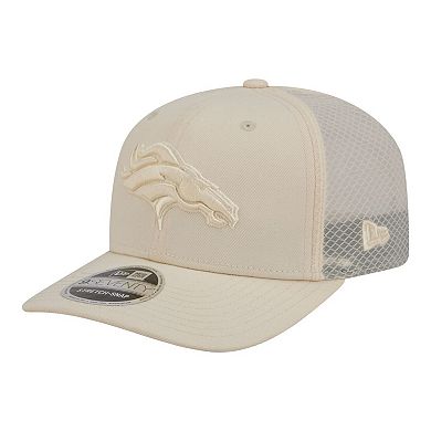 Men's New Era Cream Denver Broncos Color Pack 9SEVENTY Adjustable Hat