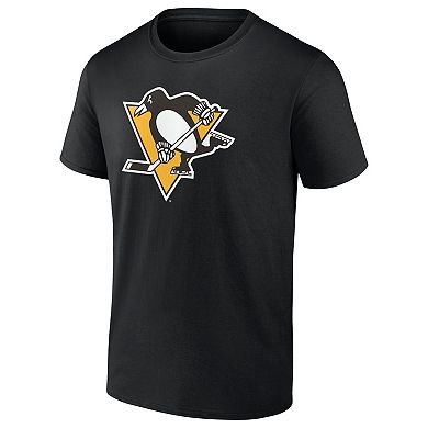Men's Logo Athletic Black Pittsburgh Penguins Essential T-Shirt