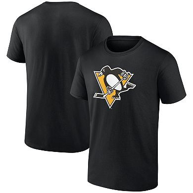 Men's Logo Athletic Black Pittsburgh Penguins Essential T-Shirt