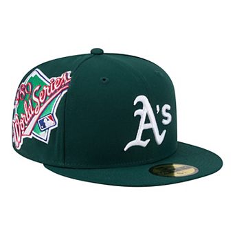 Men's New Era Green Athletics Hidden Hit 59FIFTY Fitted Hat