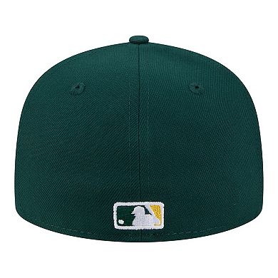Men's New Era Green Athletics Hidden Hit 59FIFTY Fitted Hat