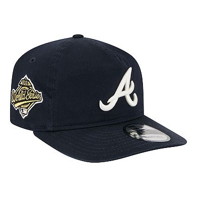 Men's New Era Navy Atlanta Braves Championship 19TWENTY Adjustable Hat