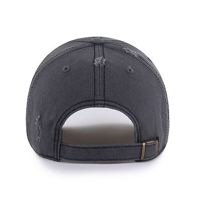 Men's '47 Charcoal Boston Bruins Weathered Clean Up Adjustable Hat