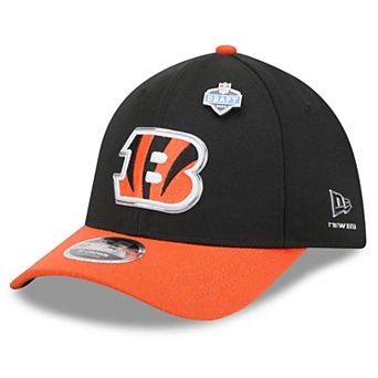 Men's New Era Black/Orange Cincinnati Bengals 2026 NFL Draft 39THIRTY M-Crown Flex Hat