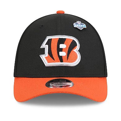 Men's New Era Black/Orange Cincinnati Bengals 2026 NFL Draft 39THIRTY M-Crown Flex Hat