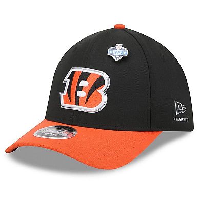 Men's New Era Black/Orange Cincinnati Bengals 2026 NFL Draft 39THIRTY M-Crown Flex Hat