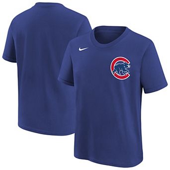Youth Nike Royal Chicago Cubs Wordmark T-Shirt