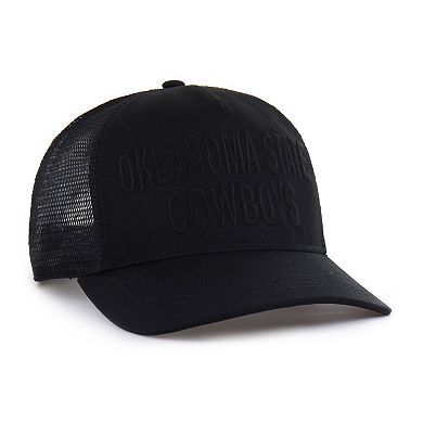 Men's '47 Black Oklahoma State Cowboys Contemporary Hitch Trucker Adjustable Hat