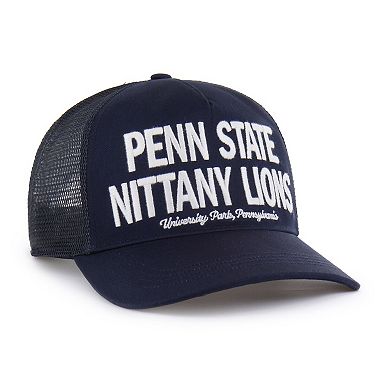 Men's '47 Navy Penn State Nittany Lions Contemporary Hitch Trucker Adjustable Hat