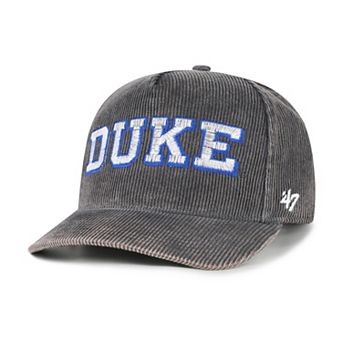Men's '47 Gray Duke Blue Devils Reclaim Snow Wash Corduroy Hitch Adjustable Hat