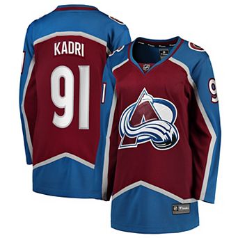 Women's Fanatics Nazem Kadri Burgundy Colorado Avalanche Home Breakaway Jersey