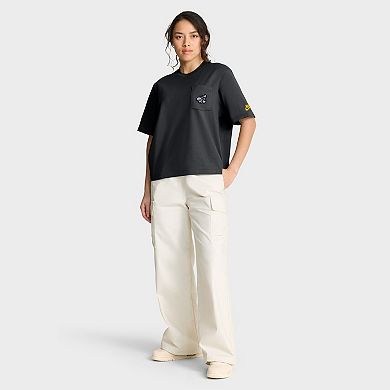 Women's Nike Black Iowa Hawkeyes Legacy Pocket Boxy T-Shirt