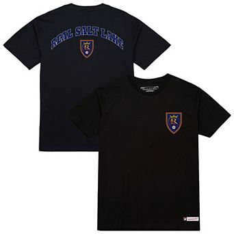 Men's Mitchell & Ness Black Real Salt Lake 2-Hit T-Shirt
