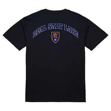 Men's Mitchell & Ness Black Real Salt Lake 2-Hit T-Shirt