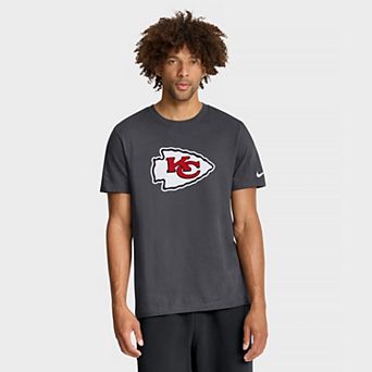 Men's Nike Anthracite Kansas City Chiefs Essential Logo T-Shirt
