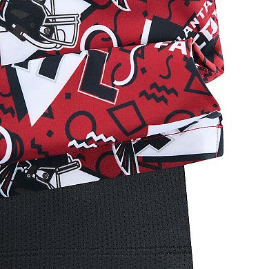 Men's Chubbies Red Atlanta Falcons Game Day Fit Classic Lined Swim Trunks