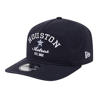 Men's New Era Navy Houston Astros Stacked 19TWENTY Adjustable Hat