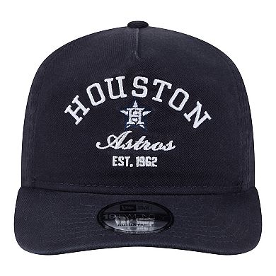 Men's New Era Navy Houston Astros Stacked 19TWENTY Adjustable Hat