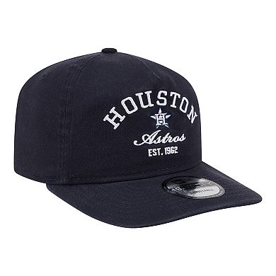 Men's New Era Navy Houston Astros Stacked 19TWENTY Adjustable Hat